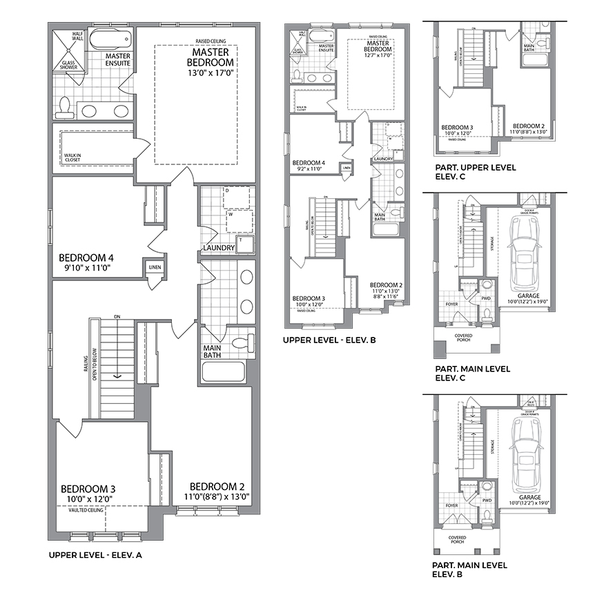 Coronation Elevation Upper A ,B & C