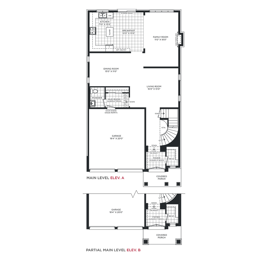 Devon Elevation Main A B