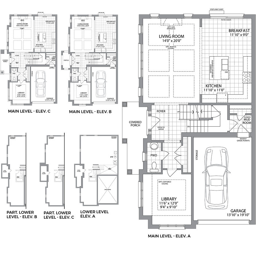 Sheraton Elevation Lower A ,B & C