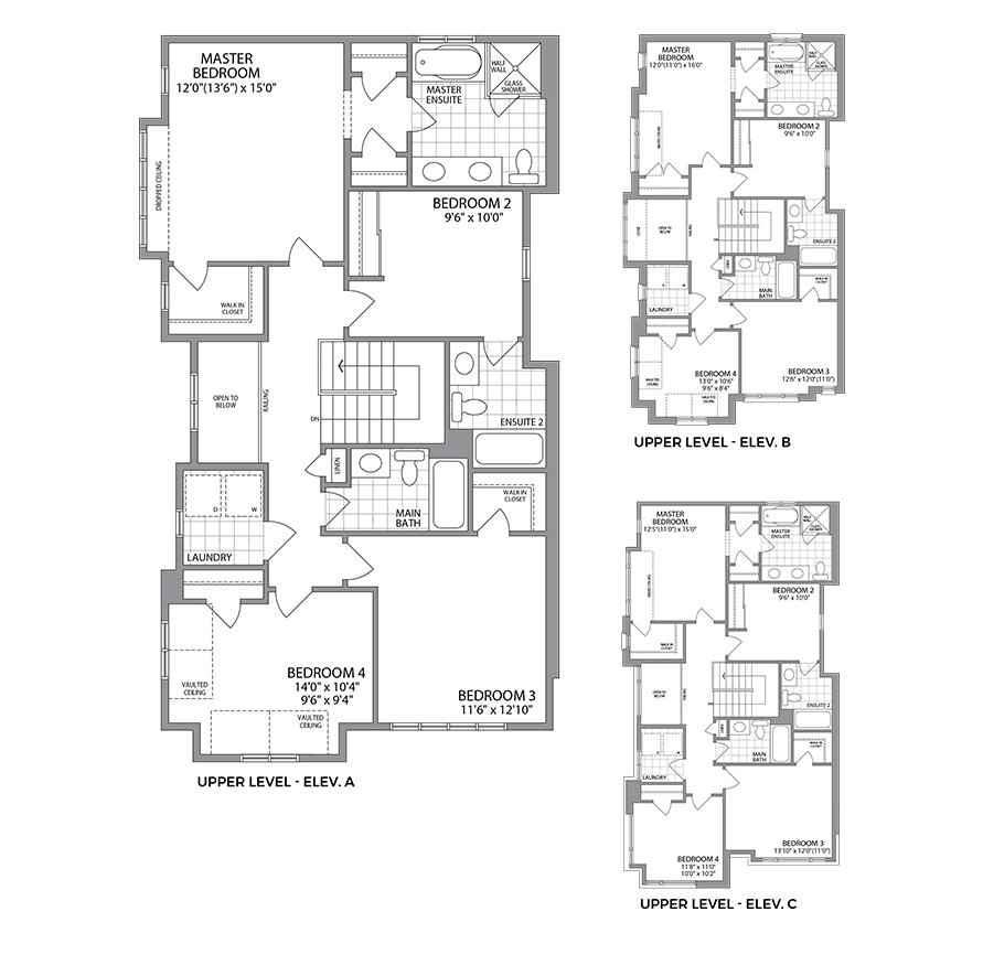 Sheraton Elevation Upper A ,B & C